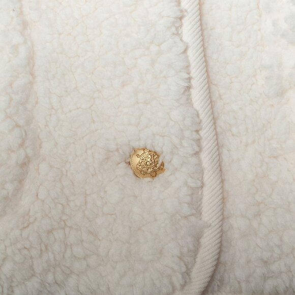 NWT J. Crew Lady Sherpa Jacket in Ivory size M - Picture 6 of 13